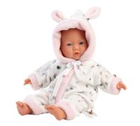 Llorens 1063313 Muñeca Irena, con Ojos Azules y Cuerpo Suave, muñeco de bebé, Incluye Mamelucos y chupetes mullidos, niña de muñecas New Born, 31 cm