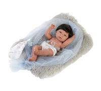 Llorens Muñeco Nico RN Cojin Gris 40Cm