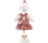 Llorens Ropa de muñeca para muñecas de 40-42 cm, Juego de Ropa de Pana y Accesorios para muñecas, 1042160