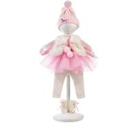 Llorens Ropa para muñecas de 38 a 40 cm, Juego de Ropa, tutú Rosa, Accesorios para muñecas, 1054043