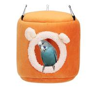 Lloro - cálido, de pájaro | Kageig-Parrot Bird Cotton de 3 Ganchos, más cálido para pájaros de Invierno para Jaula, cálida cabaña de Peluche
