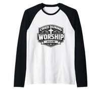 Lloró Durante la adoración Otra Vez Christian Jesucristo Dios Iglesia Camiseta Manga Raglan