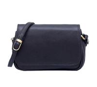 Lloyd Baker AMRITSAR - Bolso bandolera de piel auténtica, bolso de hombro suave con correa ajustable, tamaño compacto con múltiples compartimentos, AMRITSAR, Navy, One Size