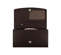 Lloyd Baker London - Bolso de piel auténtica para mujer con ranuras para tarjetas de crédito y ventana de identificación | Bianca, marrón, Clásico