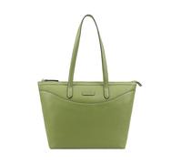 Lloyd Baker London - GLOSHI - Bolso de mano de piel para mujer, diseño clásico y moderno en piel 100% auténtica de grano completo con cierre de cremallera completa, verde claro, Medium