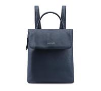 Lloyd Baker London - Mochila AGRA: 100% piel auténtica de grano completo para mujer, azul oscuro, M