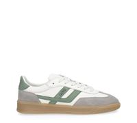LLOYD Zapatillas para hombre Brava en piel lisa blanca, Blanco, 44 EU