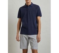 Lloyd's Polo manga corta liso de hombre. Azul marino 2/S
