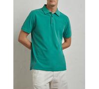 Lloyd's Polo manga corta liso de hombre. Verde oscuro 2/S