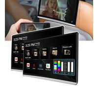 LLOZoo Monitor de reposacabezas para TV de Coche: Pantalla táctil (11,6/12,5/13,3/14 Pulgadas), Reproductor de vídeo portátil, Compatible con duplicación inalámbrica de teléfono, 3+32 GB,13.3in,2pcs