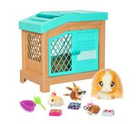 LLP La Sorpresa de mamá de Little Live Pets | Mamá cobaya Suave e interactiva con caseta y 3 bebés Sorpresa. Más de 20 Sonidos y reacciones. Pilas Incluidas. A Partir de 4 años.