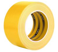 LLPT Cinta adhesiva de cinta de tela de calidad 60 mm x 30 m x 0,23 mm Adhesivo sin residuos Color amarillo resistente al agua fuerte (DT247)