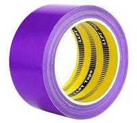 LLPT Cinta Adhesiva de Colores para Manualidades de Decoración Interior y Exterior 50MM x 14M 1 Rollos Púrpura (DT501PP)