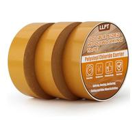 LLPT Cinta Adhesiva de Doble Cara 38MM x 27M x 0,22MM Paquete de 3 Cintas Cinta Carpintería Doble Cara para Carpintero Extraíble Sin Residuos para Plantilla de Madera (WT1590Y3)