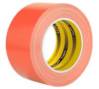 LLPT Cinta adhesiva de tela de calidad 60 mm x 30 m x 0,23 mm Adhesivo fuerte sin residuos Color naranja (DT250)