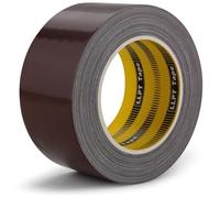 LLPT Cinta adhesiva de tela de calidad 60 mm x 30 m x 0,23 mm Adhesivo sin residuos Fuerte impermeable Color marrón oscuro (DT254)