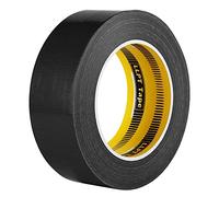 LLPT Cinta Adhesiva | Negro | 40MM*30M*0.28MM | General Cinta de Tela | Adhesivo Fuerte | para Cajas Envíos Manualidades de Bricolaje Decoración Interior y Exterior(DT415)