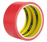 LLPT Cinta Adhesiva | Rojo | 5cm x 9m x 11mil | General Cinta de Tela | Adhesivo Fuerte | para Cajas Envíos Manualidades de Bricolaje Decoración Interior y Exterior (DT601RD)