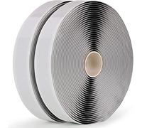 LLPT Cinta butílica de sellado autoadhesiva negra, paquete de 2 unidades, 2,5 cm x 10 m, una reparación a prueba de fugas en cristales de ventanas, sellado de barcos, sellado de techos (BST232)