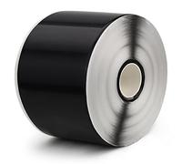 LLPT Cinta de adhesivas butilo 101 mm x 15 m Cinta adhesiva fuerte extra gruesa, cinta autosellante resistente al agua para cubiertas de madera, costuras, 1 rollo, negro (JDT010150)