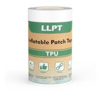LLPT Cinta de reparación Inflable | Parches para colchones inflables | para Piscina Anillo de Natación Carpa Flotadores de Piscina Juguetes Inflables | (IPT5033CR4) | Transparente | 101 mm x 3 m