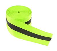 LLPT Cinta reflectante de alta visibilidad de 5 cm x 15 m de nailon plateado, correas de seguridad fluorescentes para decoración de adornos de seguridad en el ropa, bolso, zapatos, verde (RRG250)