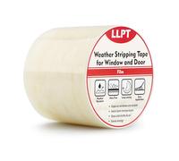 LLPT Cinta selladora Cinta impermeable de 10 cm x 33 m Cinta adhesiva resistente a la intemperie de rendimiento ultra alto para aislamiento de corrientes de aire de Windows (WWT408)