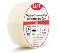 LLPT Cinta selladora Cinta impermeable de 5 cm x 33 m Cinta adhesiva resistente a la intemperie de rendimiento ultra alto para aislamiento de corrientes de aire de Windows (WWT208)