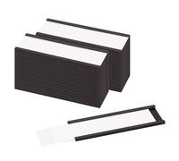 LLPT Etiquetas Magnéticas 26pcs 2.5CM x 8CM Soportes Magnéticos Para Etiquetas Soportes Magnéticos Para Tarjetas De Datos Con Películas Protectoras, para Estantes de Meta(MH31026)