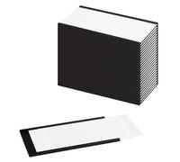 LLPT Etiquetas Magnéticas 26pcs 7CM x 13CM Soportes Magnéticos Para Etiquetas Soportes Magnéticos Para Tarjetas De Datos Con Películas Protectoras, para Estantes de Meta(MH53026)