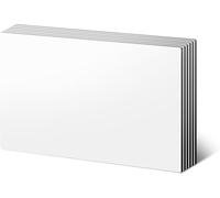 LLPT Hojas Magnéticas de Borrado en Seco 6 Paquetes 31cm x 21cm Blanco