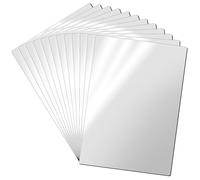 LLPT Papel Imprimible Magnético 12 Hojas Película Magnética para Impresora de Inyección de Tinta Papel Magnético Brillante Imán para Nevera para Fotos Letreros Artesanales 15CM x 21CM (MSP598312LM)