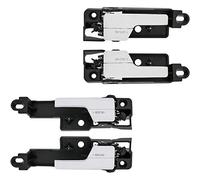 LLPTA Para 06-12 Fusion 06-11 Mercury Milan 06 Lincoln Zephyr 07-12 MKZ Kit de repuesto completo delantero + trasero pasajero + conductor base negra palanca interior manija de puerta interior