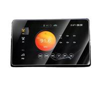 LLQJTC GPS Película Protegida para MG para ZS 2018 2019 2020 Adhesivo Protector Pantalla Navegación GPS Coche Vidrio Templado Interior(For 10.1 Inch GPS)