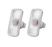 LLQJTC Intermitentes Coche Para Chrysler 200 300 Para Sebring 2005 2006-2016 Lámpara Indicador Lateral Coche Bombilla Halógena Luz Señal Giro 4806224AE(2pcs Clear Lens)