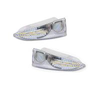 LLQJTC Intermitentes Coche Para Ford Para Expedición Para Navagator 2003 2004-2006 Luz LED Señal Giro Espejo Lateral Ámbar Señales Secuenciales Dinámicas(Clear Len)