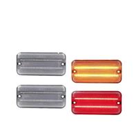 LLQJTC Intermitentes Coche Para Para G10 Para G20 Para G30 Para P20 Para P30 1985 1986 1987-1995 Luces Señal Giro Delanteras Y Traseras Con LED(4x Clear Lens)