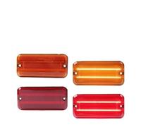 LLQJTC Intermitentes Coche Para Para G10 Para G20 Para G30 Para P20 Para P30 1985 1986 1987-1995 Luces Señal Giro Delanteras Y Traseras Con LED(4x Amber Red Lens)