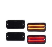 LLQJTC Intermitentes Coche Para Para G10 Para G20 Para G30 Para P20 Para P30 1985 1986 1987-1995 Luces Señal Giro Delanteras Y Traseras Con LED(4x Smoked Lens Red)