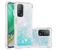 LLSHN Funda para Xiaomi Mi 10T / Mi 10T Pro Silicona Purpurina Carcasa, Glitter Brillante Bonita Liquido Arena Movediza Case Bumper Gel TPU Fundas Cover para Xiaomi Mi 10T / Mi 10T Pro, L8