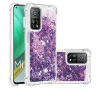 LLSHN Funda para Xiaomi Mi 10T / Mi 10T Pro Silicona Purpurina Carcasa, Glitter Brillante Bonita Liquido Arena Movediza Case Bumper Gel TPU Fundas Cover para Xiaomi Mi 10T / Mi 10T Pro, L5