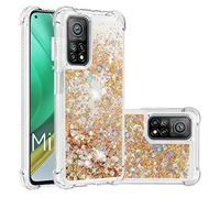 LLSHN Funda para Xiaomi Mi 10T / Mi 10T Pro Silicona Purpurina Carcasa, Glitter Brillante Bonita Liquido Arena Movediza Case Bumper Gel TPU Fundas Cover para Xiaomi Mi 10T / Mi 10T Pro, L10