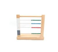 LLTCMAOYI Montessori - Marco de cuentas de cálculo matemático, madera de haya, marco de cálculo de ábaco para educación preescolar, pequeño