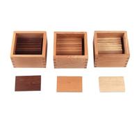 LLTCMAOYI Montessori Sensorial Materials para niños pequeños, tabletas baric con caja, SIDA sensorial