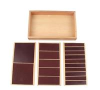LLTCMAOYI Montessori Tablas ásperas y lisas, tablero táctil para SIDA sensorial, diez