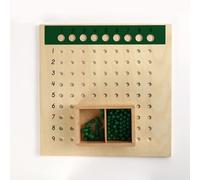 LLTCMAOYI Montessori - Tableros de división de multiplicación de suma matemática, material de aprendizaje aritmético de madera, división