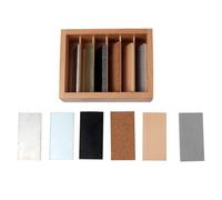 LLTCMAOYI Tablero termottáctil de madera, suministros de enseñanza sensorial Montessori