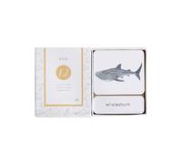 LLTCMAOYI Tarjetas de aprendizaje cognitivo de peces, material de lenguaje Montessori, juguetes de tarjetas