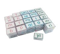LLTCMAOYI The Montessori Language Pinyin - Juego de tres piezas, educación en chino para niños
