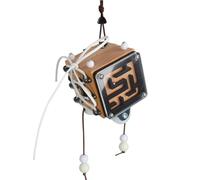 LLTCMYGS Cubo Ocupado Montessori, Juguete de Viaje de Madera Sensorial para Habilidades Motoras Finas,Birch Color